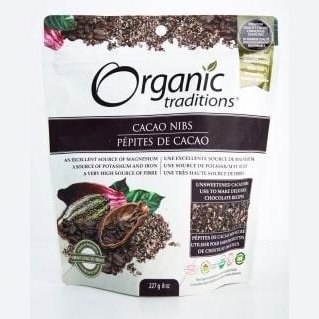 Organic traditions - cocoa nibs - 227g on Sale