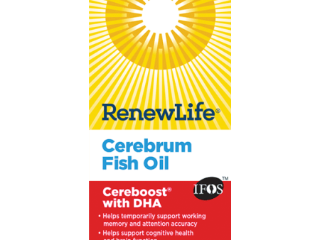 Renew life - cerebrum fish oil cereboost with dha - 30 sgels For Cheap