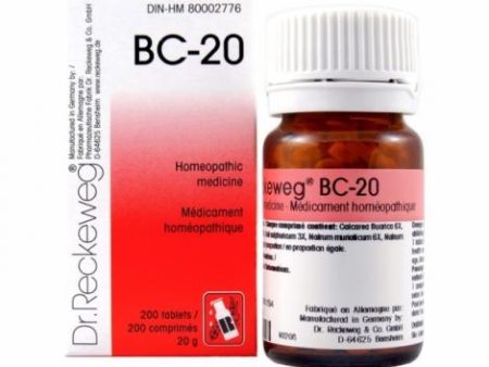 Dr. reckeweg 
- bc-20 combination salt - 200 tabs For Cheap