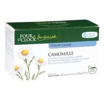 Four o clock - herbalist calming camomile herbal tea - 20 teabags Sale