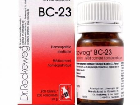 Dr. reckeweg 
- bc-23 combination salt - 200 tabs Supply