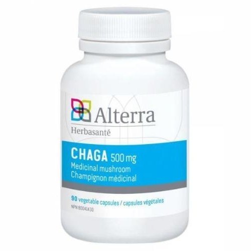 Alterra - chaga 500mg - 90 caps Hot on Sale