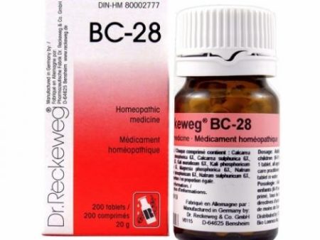 Dr. reckeweg 
- bc-28 combination salt - 200 tabs For Sale