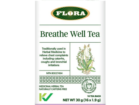 Flora - breathe well tea 16 bags For Discount