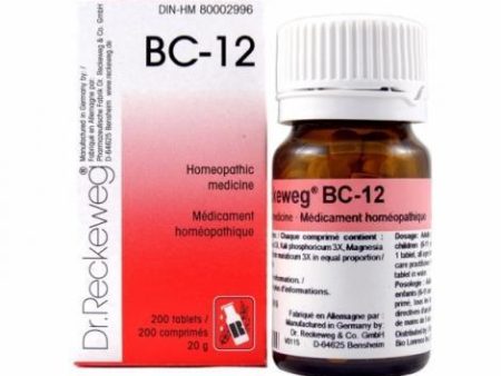 Dr. reckeweg 
- bc-12 20g - 200 tabs For Discount