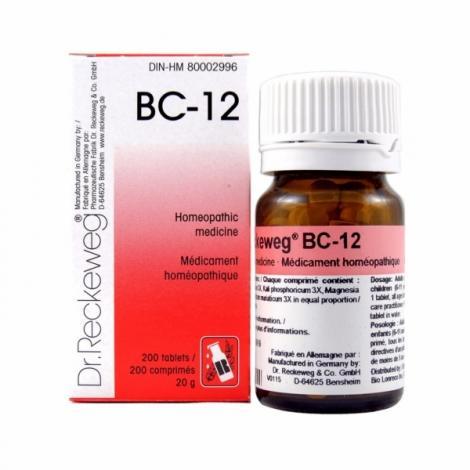 Dr. reckeweg 
- bc-12 20g - 200 tabs For Discount