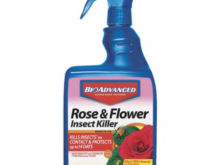 BioAdvanced 24 Oz. Ready To Use Trigger Spray Flower & Rose Insect Killer Online Sale