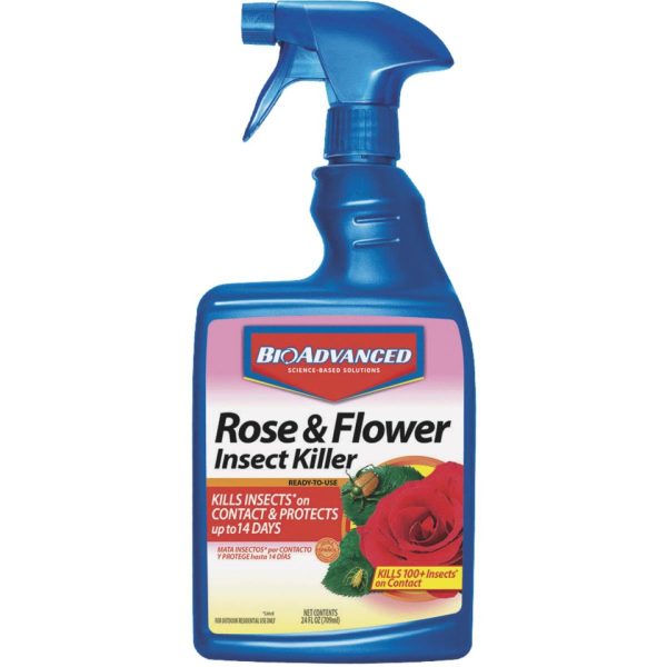 BioAdvanced 24 Oz. Ready To Use Trigger Spray Flower & Rose Insect Killer Online Sale