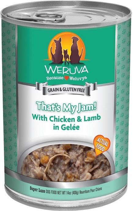 Weruva That s My Jam! with Chicken & Lamb in Gelée Canned Dog Food Discount