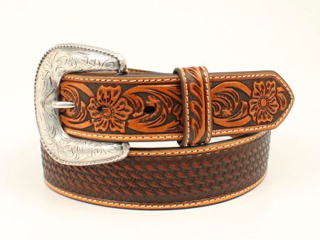 Ariat Basket Weave Emboss Belt Online