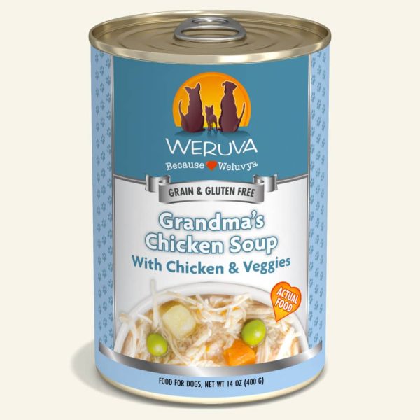 Weruva Grain Free Grandma s Chicken Soup With Chicken & Veggies Canned Dog Food Fashion