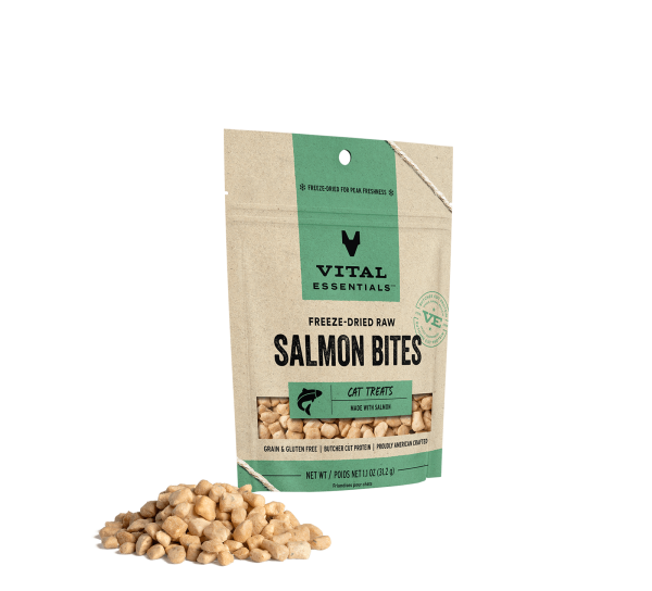 Vital Essentials Vital Cat Freeze Dried Grain Free Wild Alaskan Salmon Cat Treats Fashion