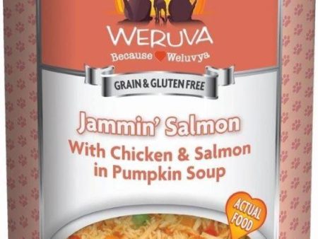 Weruva Jammin’ Salmon with Chicken & Salmon in Pumpkin Soup Dog Food For Cheap