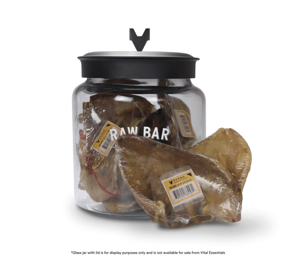 Vital Essentials Raw Bar Freeze Dried Raw Pig Ears Dog Snacks Discount