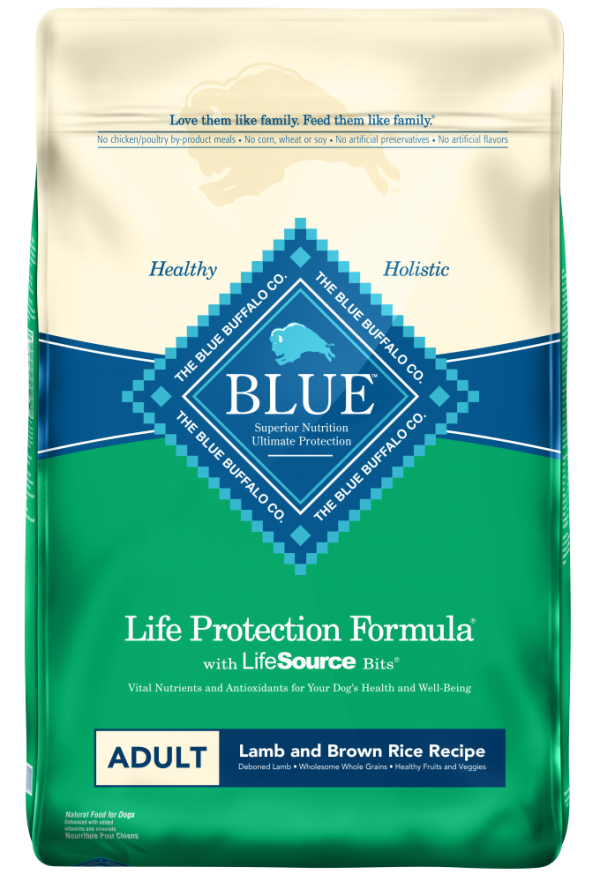 Blue Buffalo Life Protection Natural Lamb & Brown Rice Recipe Adult Dry Dog Food Supply