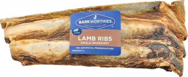 Barkworthies Lamb Ribs Dog Bone Hot on Sale