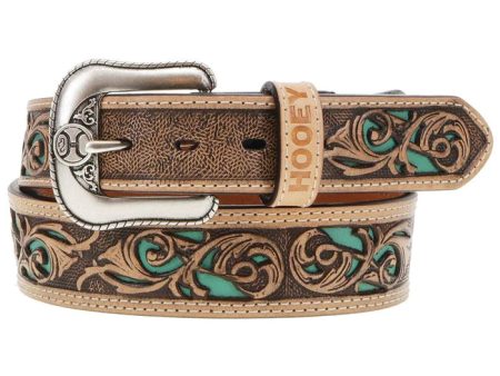 Hooey  Top Notch  Hand Tooled Men s Belt Discount