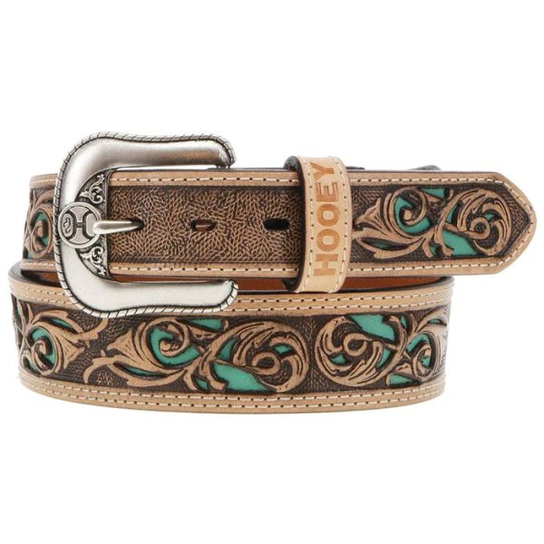 Hooey  Top Notch  Hand Tooled Men s Belt Discount