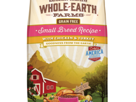 Whole Earth Farms Grain Free Recipe Small Breed Dry Dog Food Supply