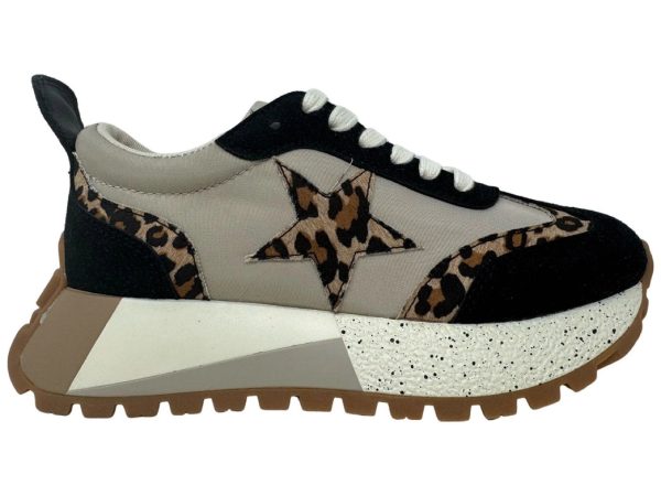 Very G Joey Black Leopard Sneaker Online