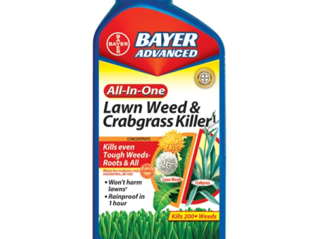 BAYER ADVANCED ALL-IN-ONE LAWN & GARDEN WEED & CRABGRASS KILLER CONCENTRATE For Sale