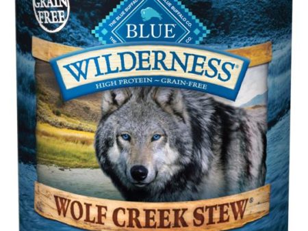 Blue Buffalo Wilderness Wolf Creek Stew Chunky Chicken Stew Canned Dog Food Supply