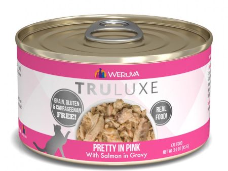 Weruva TRULUXE Pretty In Pink with Salmon in Gravy Canned Cat Food For Sale