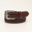 Ariat Pierced Basket Weave Underlay Belt Fashion