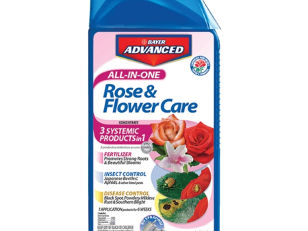 BAYER ADVANCED ALL-IN-ONE ROSE & FLOWER CARE CONCENTRATE For Sale