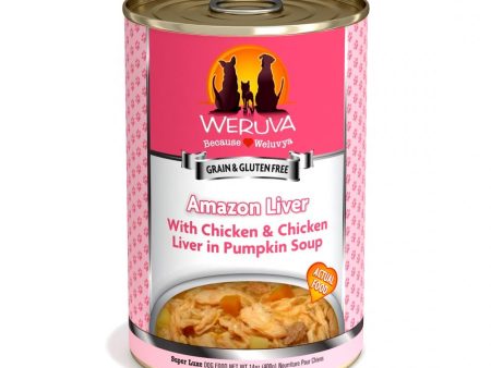 Weruva Amazon Livin  with Chicken & Chicken Liver in Pumpkin Soup Canned Dog Food on Sale