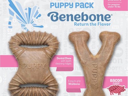 Benebone Puppy Dental Dog Chew Toy Pack For Discount