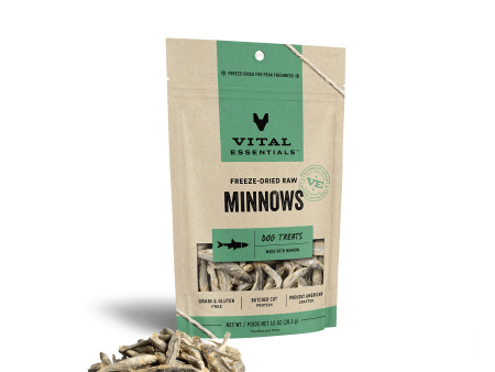 Vital Essentials Freeze Dried Raw Minnows Dog Treats For Sale