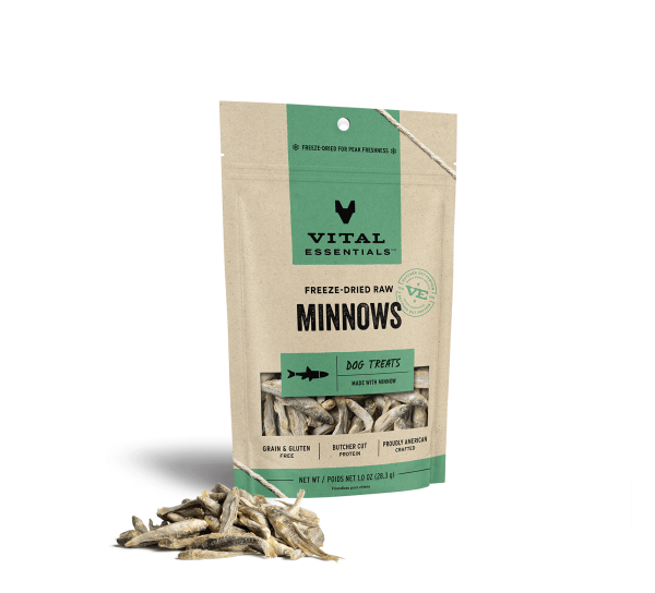 Vital Essentials Freeze Dried Raw Minnows Dog Treats For Sale