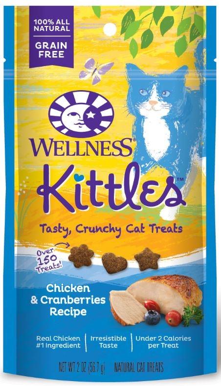 Wellness Kittles Crunchy Chicken & Cranberry Cat Treats Sale