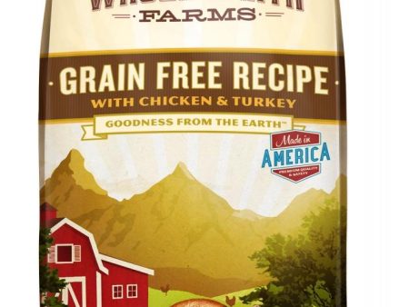 Whole Earth Farms Grain Free Recipe with Chicken and Turkey Dry Dog Food For Sale