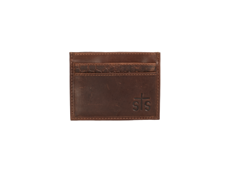 STS Croc Men s Card Wallet For Discount