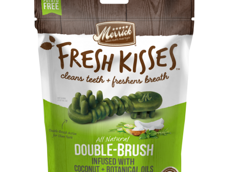 Merrick Fresh Kisses Grain Free Coconut Oil and Botanicals Extra Small Dental Dog Treats Fashion