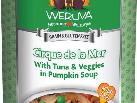 Weruva Cirque de la Mer with Tuna and Veggies in Pumkin Soup Canned Dog Food Hot on Sale