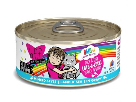 Weruva BFF Oh My Gravy Duck & Tuna Lots-O-Luck! Dinner in Gravy Canned Cat Food For Cheap