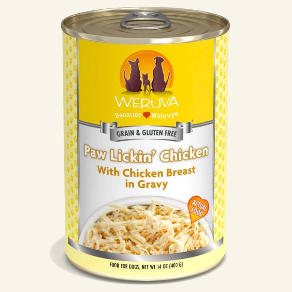 Weruva Classics Paw Lickin  Chicken with Chicken Breast in Gravy Wet Dog Food Online now