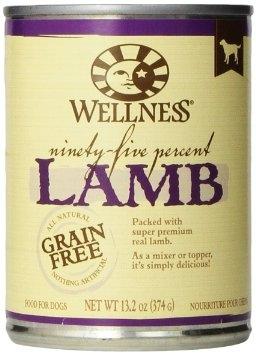 Wellness Natural Grain Free 95%  Lamb Recipe Adult Wet Canned Dog Food Online