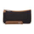 Weaver All Purpose Contoured Wool Blend Felt Saddle Pad - Black Online now