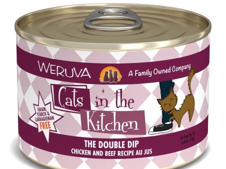 Weruva Cats in the Kitchen The Double Dip Chicken and Beef Recipe Au Jus Canned Cat Food Supply