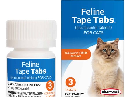 Durvet Feline Tape Tabs 3ct Discount