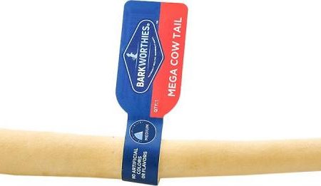 Barkworthies All Natural Mega Cow Tail Dog Chew Supply