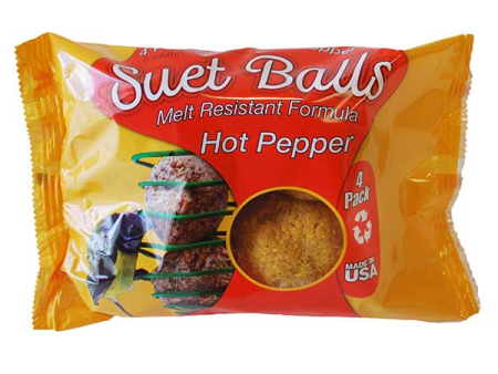 WILDLIFE SCIENCES SUET BALLS HOT PEPPER 4 PACK For Cheap