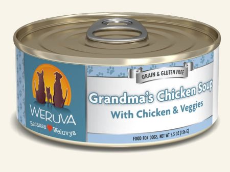 Weruva Grain Free Grandma s Chicken Soup With Chicken & Veggies Canned Dog Food Fashion