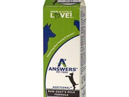 Answers Fermented Raw Goat Milk For Sale