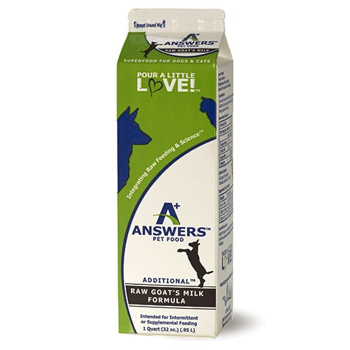 Answers Fermented Raw Goat Milk For Sale