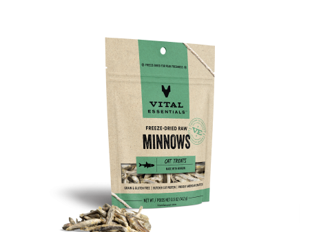 Vital Essentials Freeze Dried Raw Minnows Cat Treats For Discount